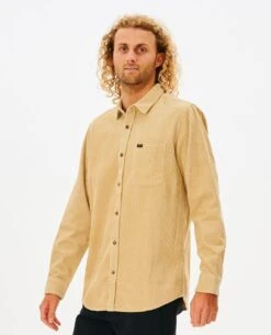 State Cord Long Sleeve Shirt -Beach Men Wear 00hmsh 0064 2
