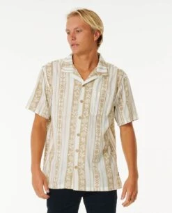 Topanga Vert Stripe Short Sleeve Shirt 8 Topanga Vert Stripe Short Sleeve Shirt -Beach Men Wear 016msh 3021 1
