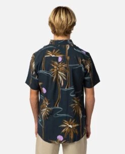 Brushed Palm Floral Shirt -Beach Men Wear 022msh 0291 2