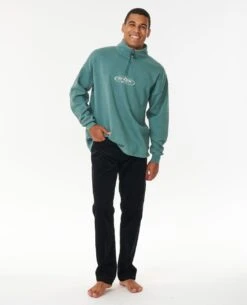 Fader Oval 1/4 Zip Crew -Beach Men Wear 03wmfl 3136 4