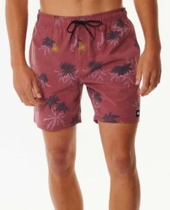 Sun Razed Floral Volley 17" Boardshorts -Beach Men Wear 05zmbo 9373 1