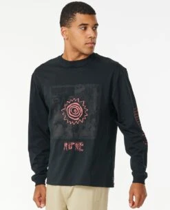 Archive Red Sails Long Sleeve Tee -Beach Men Wear 0ddmte 0090 3 1