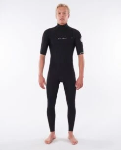 Dawn Patrol Chest Zip Short Sleeve 2mm Wetsuit Steamer -Beach Men Wear 127mfs 0090 3 1 1