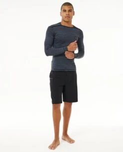 Tech Bomb Long Sleeve Rash Vest -Beach Men Wear 12amrv 3481 4