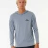 Stack UV Long Sleeve Hood Rash Vest -Beach Men Wear 14gmrv 9755 1
