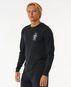 Icons Surflite UV Long Sleeve Rash Vest -Beach Men Wear 14zmrv 0090 2
