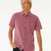 Washed Short Sleeve Shirt -Beach Men Wear cshhe9 0052 1
