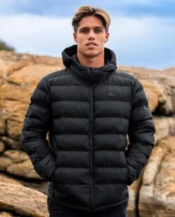 Elite Anti-Series Hooded Puffer Jacket -Beach Men Wear mens antiseries 10 4