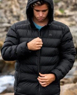Elite Anti-Series Hooded Puffer Jacket -Beach Men Wear mens antiseries 11 5