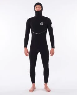 E-Bomb 4/3 Zip Free Hooded Wetsuit Steamer -Beach Men Wear wsmyfe 0090 3