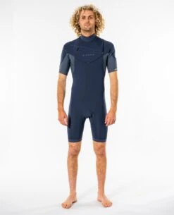 Dawn Patrol 2/2 Chest Zip Springsuit Wetsuit -Beach Men Wear wsp9gv 4099 4